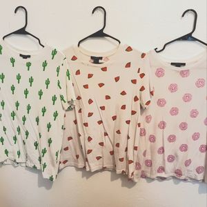 3 forever 21 shirts